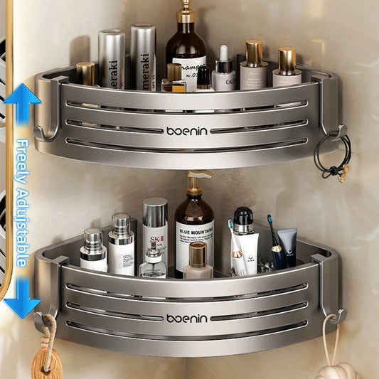 Bathroom Shelf Organizer Support Without Hole