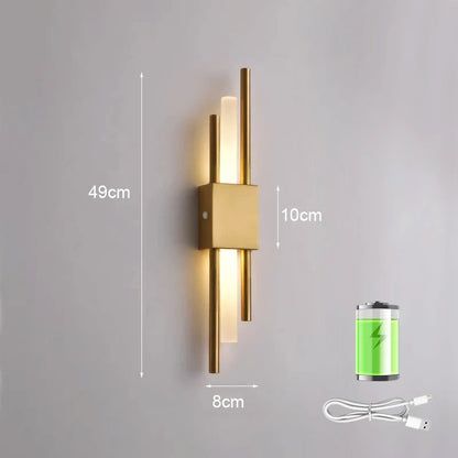 Rechargeable Sconce Thin Wall Light