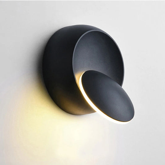 360 degree modern wall light