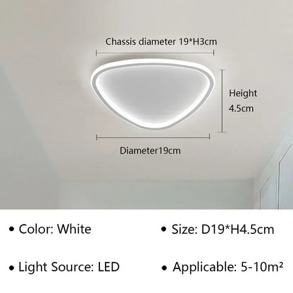 Slim Organic Ceiling Light