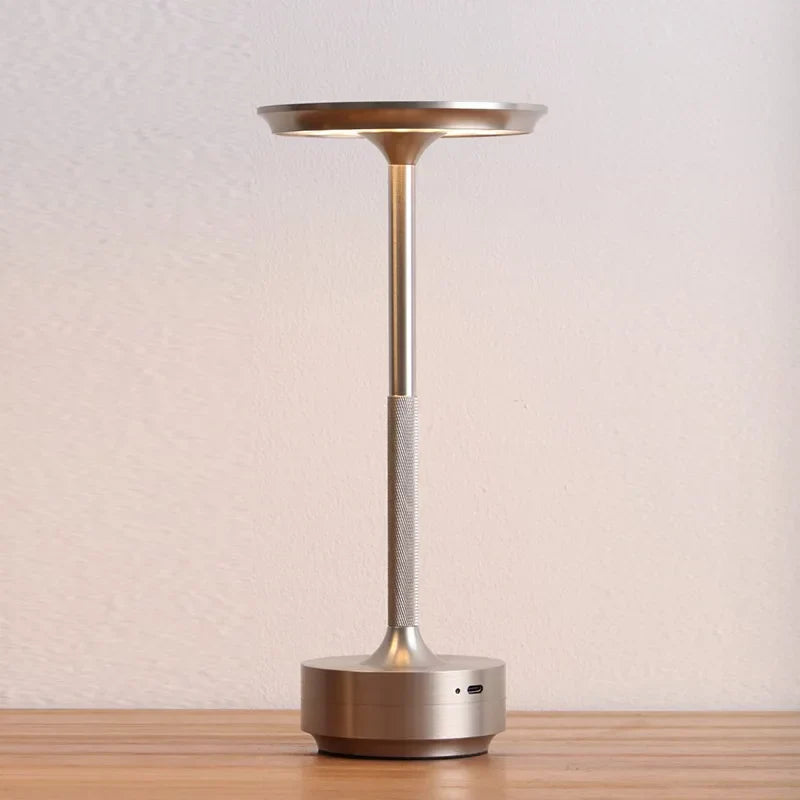 Metal Rechargeable Table Lamp