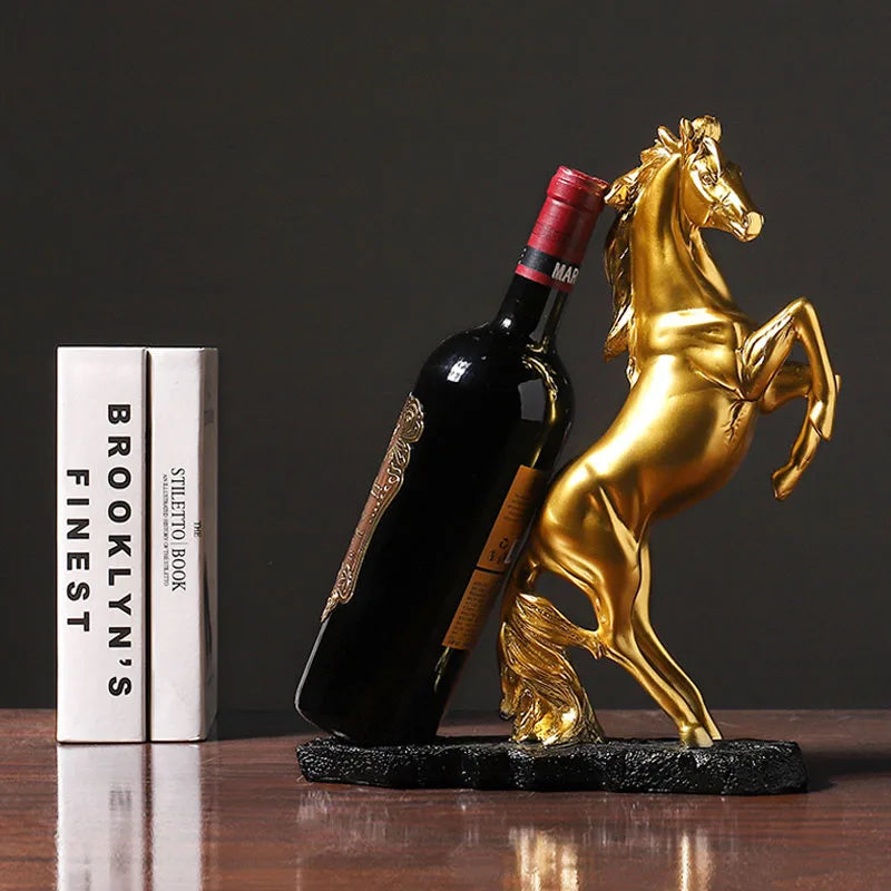 Horse Sculpture Bottle Holder