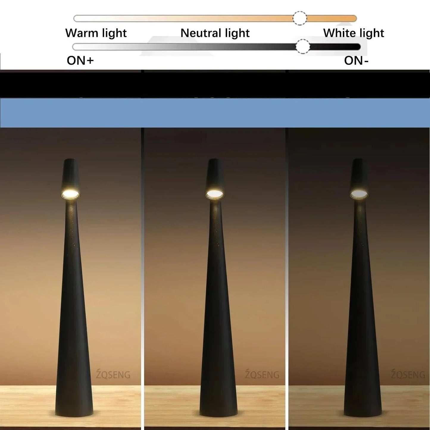 Inclined Rechargeable Table Lamp