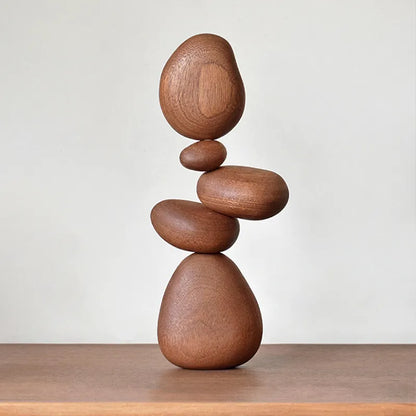 Stone Tower Sculpture with Magnetic Magnet