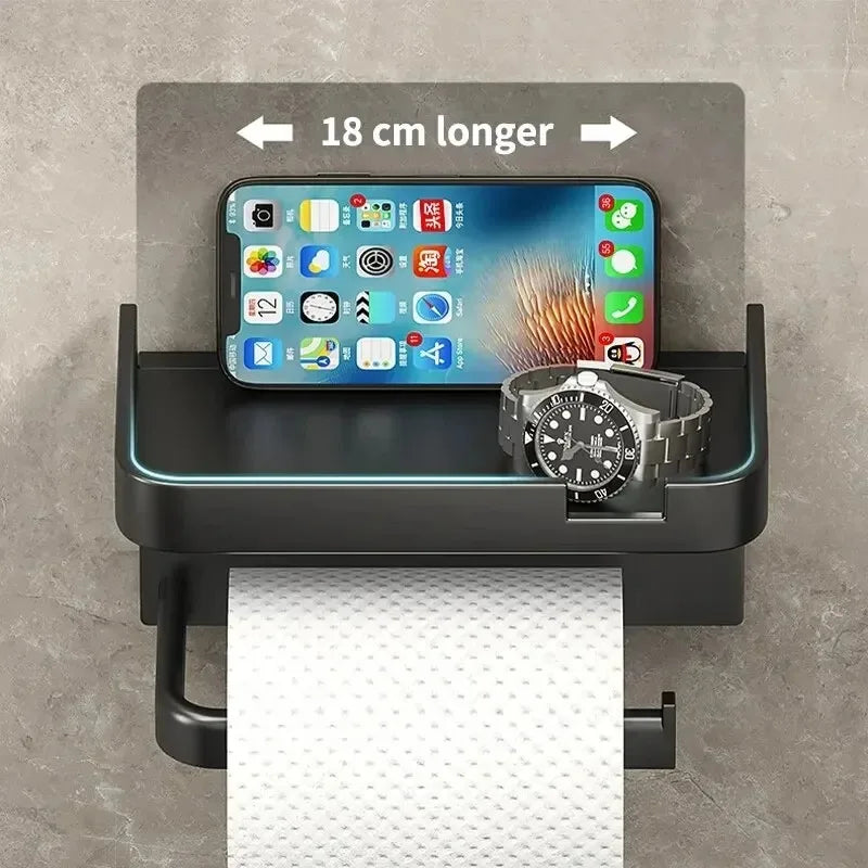 Toilet Paper Holder With Adhesive