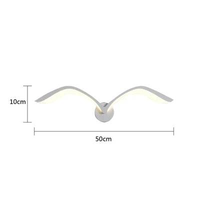 Seagull Bird Wall Light