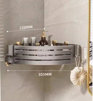 Bathroom Shelf Organizer Support Without Hole